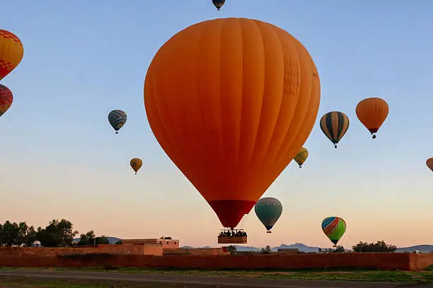 Vol en montgolfière au lever du soleil à Marrakech